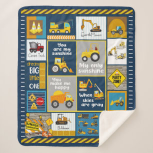 Constructiegrond, bouwgeschenken sherpa deken