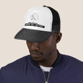 Constructiehandyman Monogram Logo Black Trucker Pet (In situ)