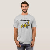 constructiekloof_clipart_backhoe, die een backh wi t-shirt (Voorkant volledig)