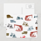 Constructielampje Briefkaart (Voorkant / Achterkant)