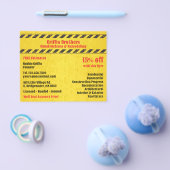 Constructielampjes Flyer (Enkel)