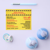 Constructielampjes Flyer (Enkel)