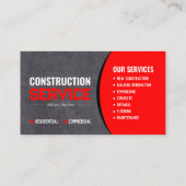 Constructiemodellering en beton visitekaartje (Achterkant)