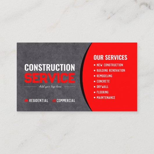 Constructiemodellering en beton visitekaartje (Achterkant)