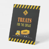 Constructiepartijen voor de bemanningslijst reclamebord met voetstuk (Voorkant)