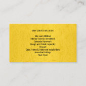 Constructies Handyman Visitekaartje (Achterkant)