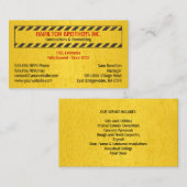 Constructies Handyman Visitekaartje (Voorkant / Achterkant)