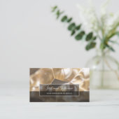 constructies van abstracte zilverlegeringen visitekaartje (Staand voorkant)