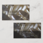 constructies van abstracte zilverlegeringen visitekaartje (Voorkant / Achterkant)