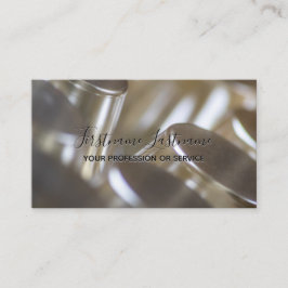 constructies van abstracte zilverlegeringen visitekaartje