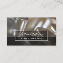 constructies van abstracte zilverlegeringen visitekaartje