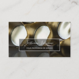 constructies van abstracte zilverlegeringen visitekaartje