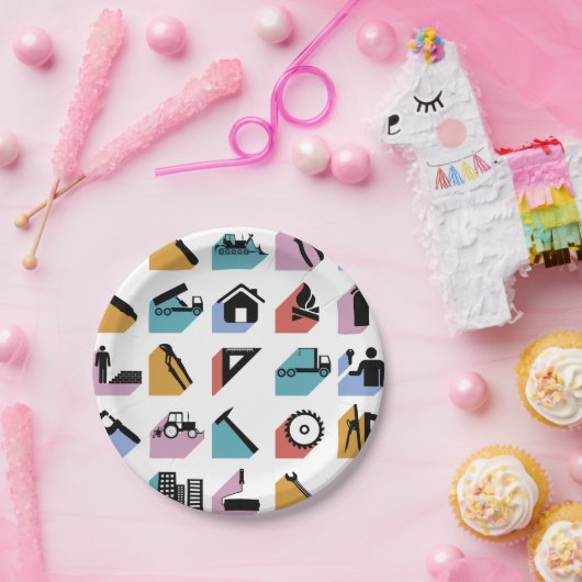 Constructiesystemen Papieren Bordje (Feest)