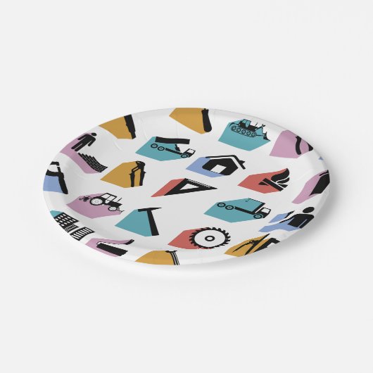 Constructiesystemen Papieren Bordje (Gekanteld)