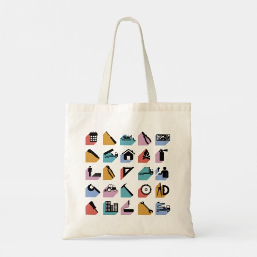 Constructiesystemen Tote Bag (Achterkant)