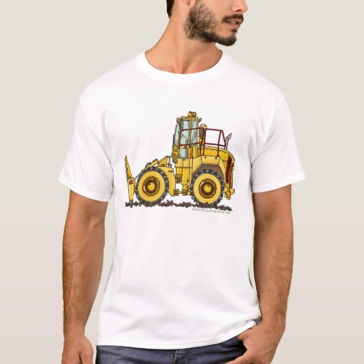 Constructietoestellen voor de vuilnisbak t-shirt (Voorkant)