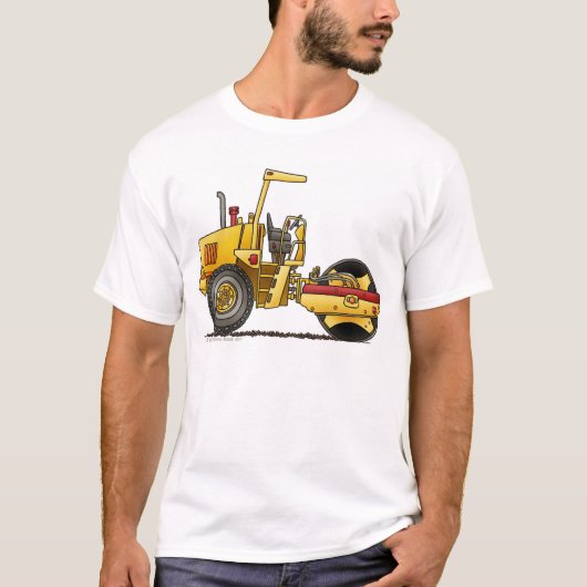 Constructietoestellen voor één rolblok t-shirt (Voorkant)