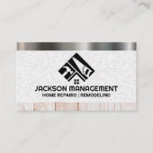 Constructietool Logo | Bouwmateriaal Visitekaartje (Voorkant)