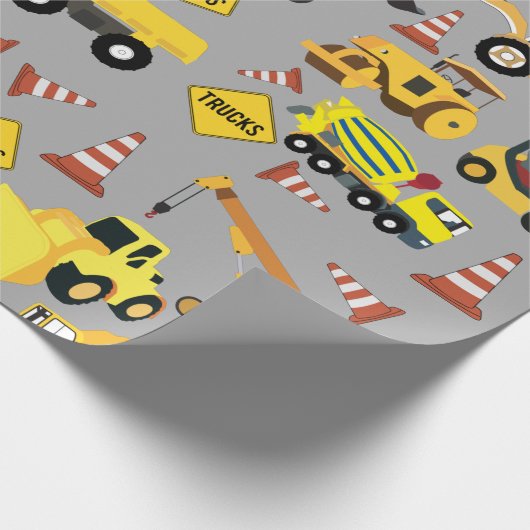 Constructietransport Cadeaupapier (Hoek)