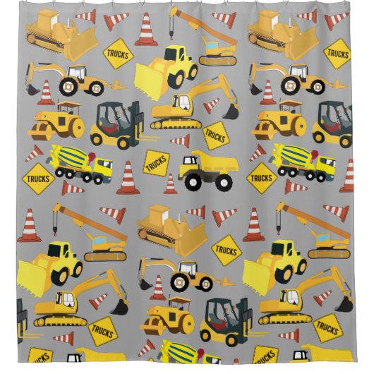 Constructietransport Douchegordijn (Voorkant)