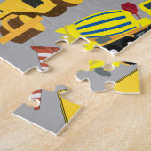 Constructietransport Legpuzzel (Zijkant)