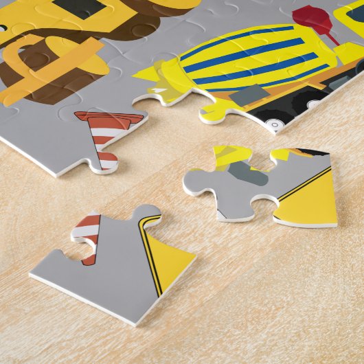 Constructietransport Legpuzzel (Zijkant)