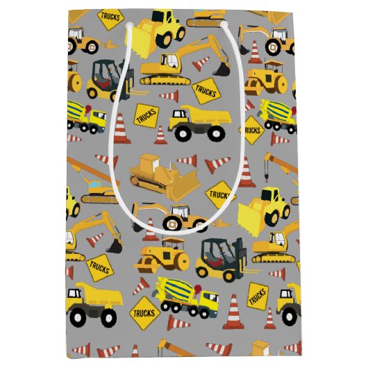 Constructietransport Medium Cadeauzakje (Voorkant)