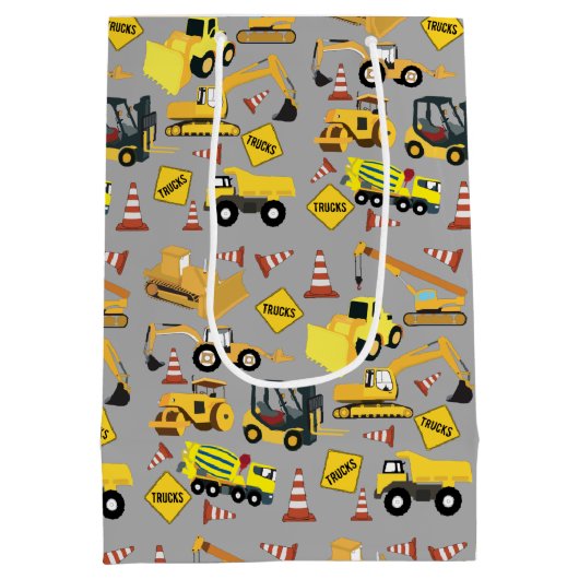 Constructietransport Medium Cadeauzakje (Achterkant)