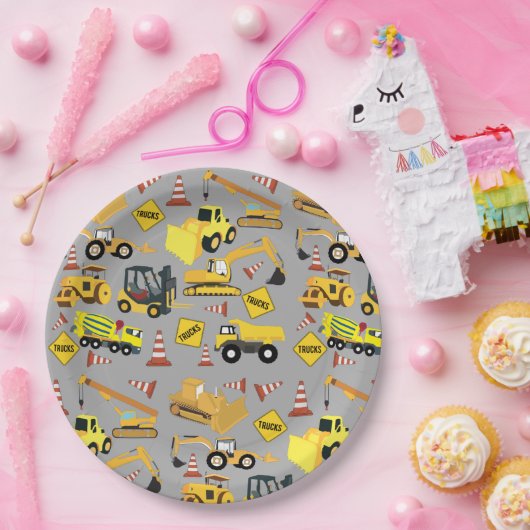 Constructietransport Papieren Bordje (Feest)