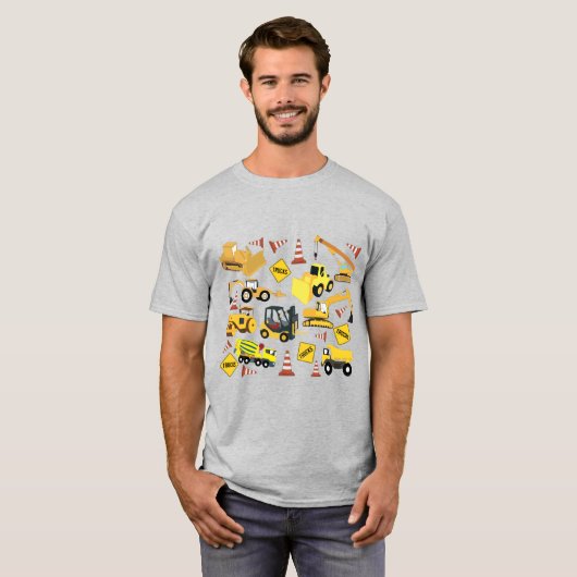 Constructietransport T-shirt (Voorkant volledig)