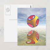 Constructieve vaste geometrie briefkaart (Voorkant / Achterkant)