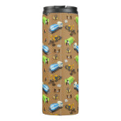 Constructievoertuigen & Arbeiders Patroon Thermosbeker (Achterkant)