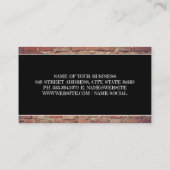 Constructiewerken | Hardhat | Brickwall Visitekaartje (Achterkant)