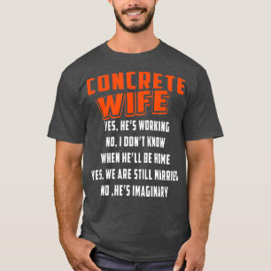 Constructiewife voor de bouw t-shirt