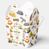 Construction 1ST Birthday | Builder Truck Party Bedankdoosjes (Geopend)