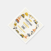 Construction 1ST Birthday | Builder Truck Party Servet (Hoek)