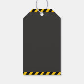 Construction Birthday 4th | Dump Truck Excavator Cadeaulabel (Achterkant)