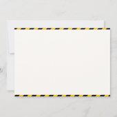 Construction Birthday 5 with Photo | Dump Truck Kaart (Achterkant)