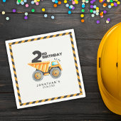 Construction Birthday Boy 2nd  Servet
