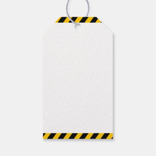 Construction Birthday Boy 5 | Dump Truck Cadeaulabel (Achterkant)