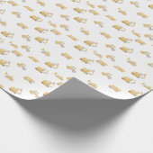 Construction Birthday Dump Trucks Birthday Cadeaupapier (Hoek)