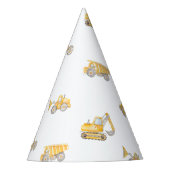 Construction Birthday Feesthoedjes (Voorkant)