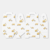 Construction Birthday Yellow Dump Trucks Birthday Bedankdoosjes (Ongevouwen)