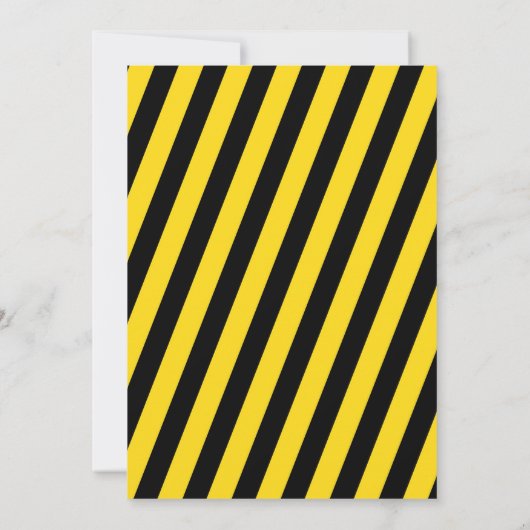 Construction Boy Birthday Invitation Kaart (Achterkant)