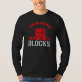 Construction Brickaying Job Profession Bricklayer T-shirt (Voorkant)