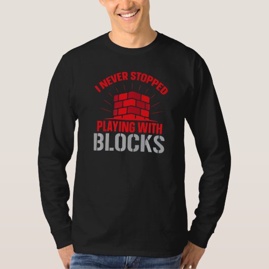 Construction Brickaying Job Profession Bricklayer  T-shirt (Voorkant)