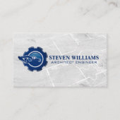 Construction Builder Logo | Blueprint  Visitekaartje (Voorkant)