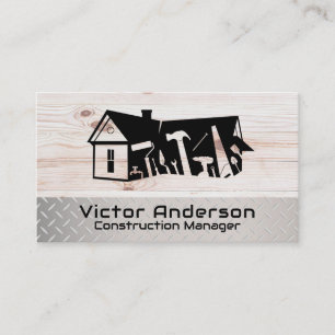 Construction Builder Tools Logo   woningrenovatie Visitekaartje