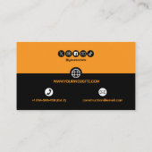 Construction Building Crane Business Card Visitekaartje (Achterkant)