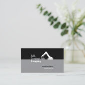 Construction Building Crane Business Card Visitekaartje (Staand voorkant)